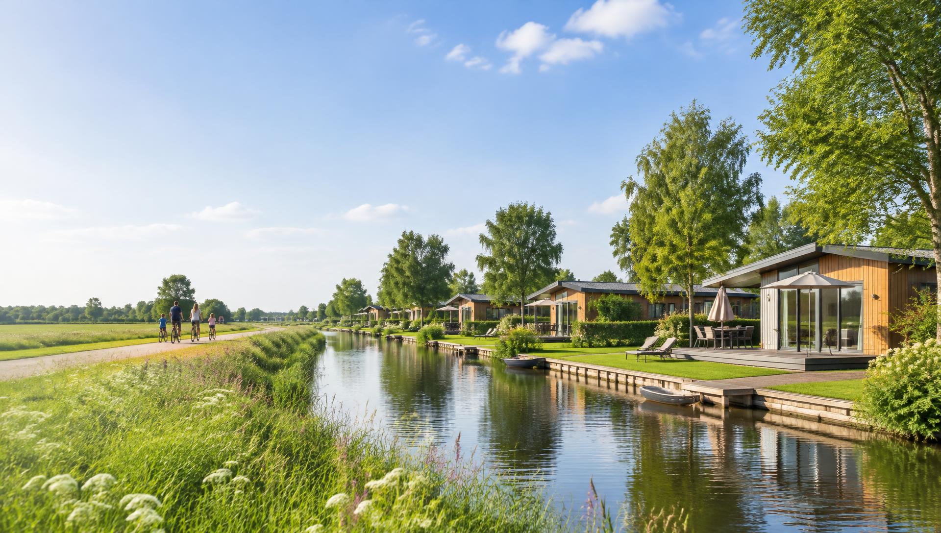 Vakantieparken in een groene omgeving